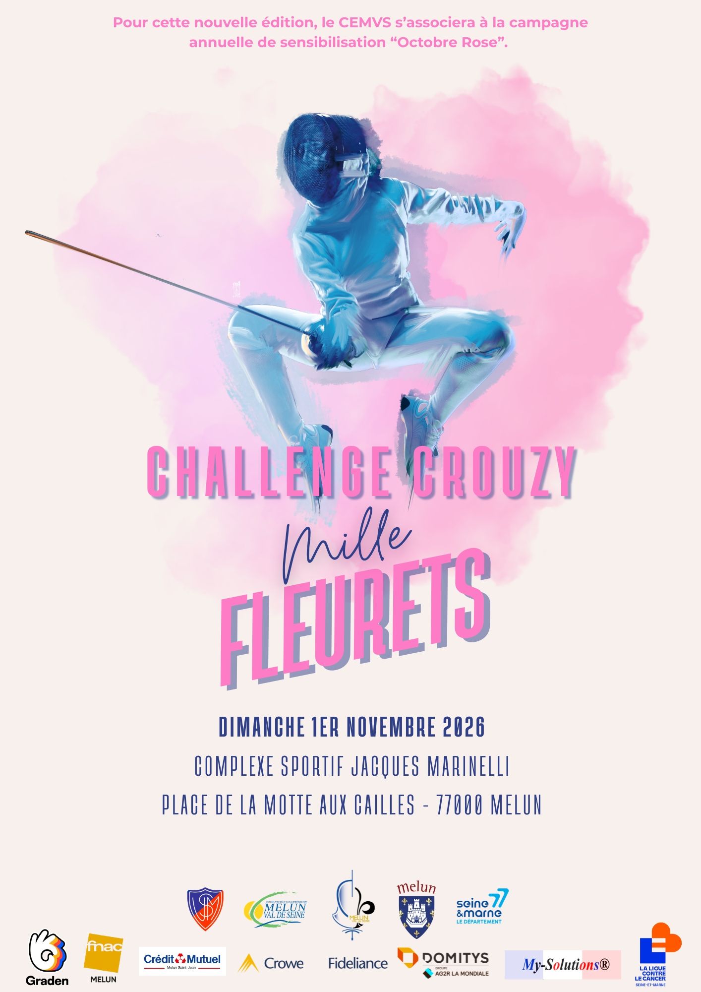 Escrime 1000 Fleurets Melun- Édition 2026 (58e édition)